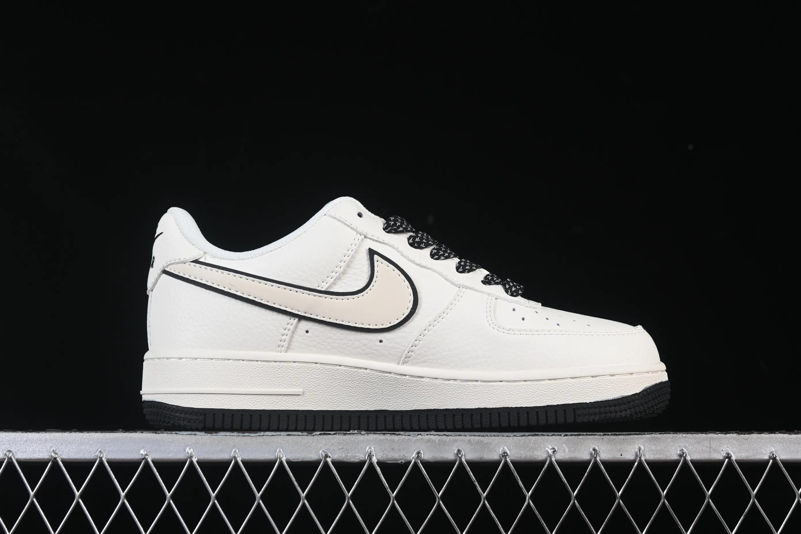 All categories Nk Air Force 1 Air Force series Nk Air Force 1 Low Air Force low-top Nike Air Force 1'07 Low Stusi co-branded beige black bottom Air Force 1 low-top casual sneakers CS5288-046